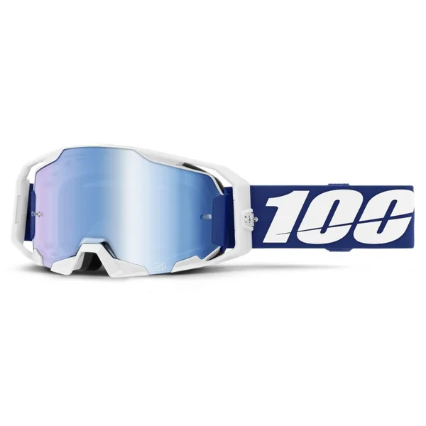100 Percent Armatic Blue Mirror Lens Goggles
