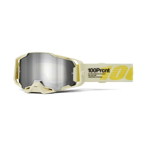 100 Percent Armega Barely Mirror Lens Goggles