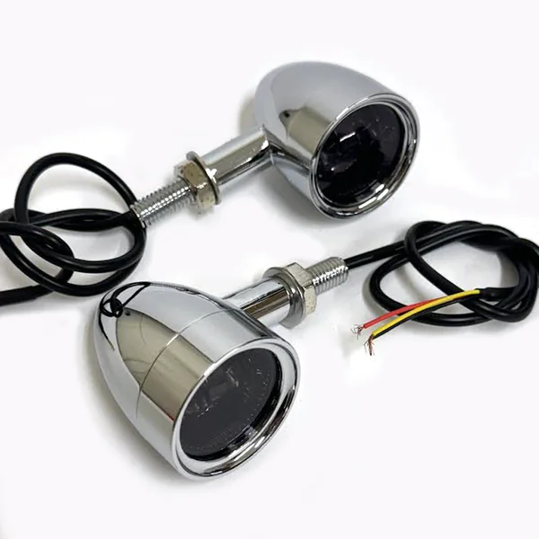 12v Chrome Bullet Indicators