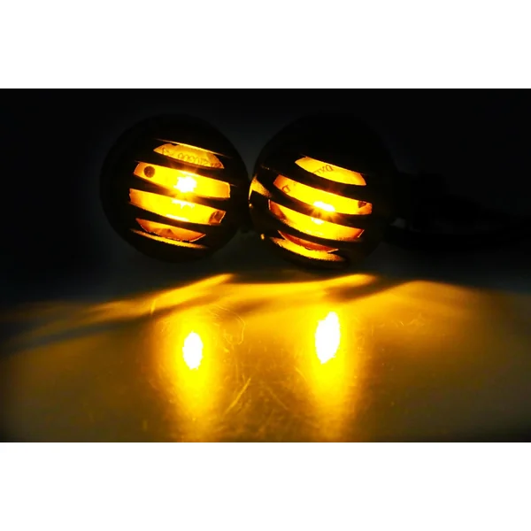 12V LED Black Indicator Set With Grill - Image 5