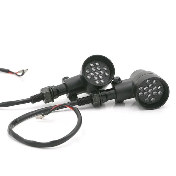 12V LED Metal Black Indicator Set - Image 4