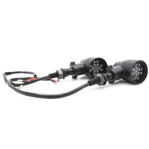 12V LED Metal Black Indicator Set - Image 5