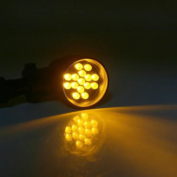 12V LED Metal Black Indicator Set - Image 9