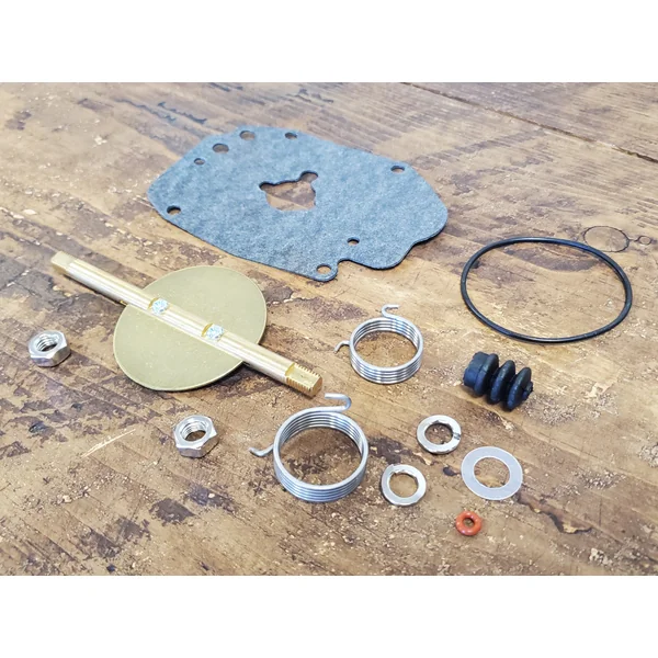16-Piece S&S Cycle Super E Carburetor Body Rebuild Kit with Accelerator Pump Boot/Bellows, O-Rings, Float Bowl Gasket, Throttle Shaft w/Return Springs & Throttle Plate/Butterfly for Harley Models - Image 2
