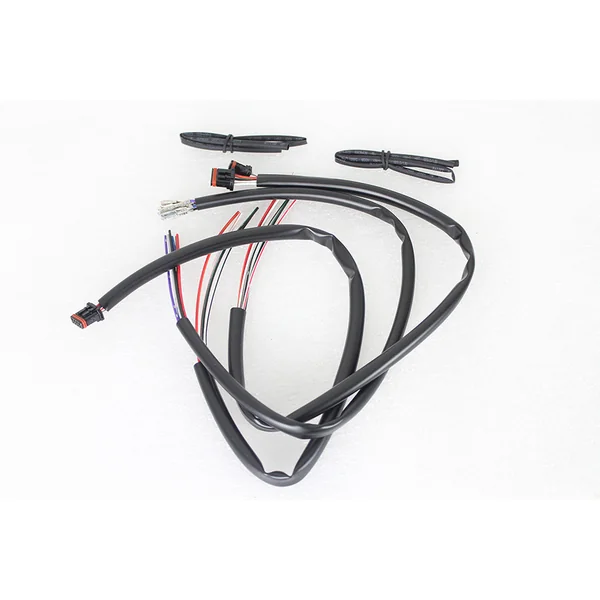 18" Extended Handlebar Wiring Harness Kit with OEM Style Terminal/Connectors for 2014-2015 Harley Road Glide FLTR Touring Models - Image 2