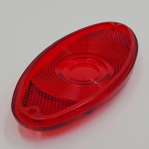 1939-1948 Harley Cat Eye Tail Light Replacement RED Plastic Lens - Replaces HD# 68090-39T - Image 5