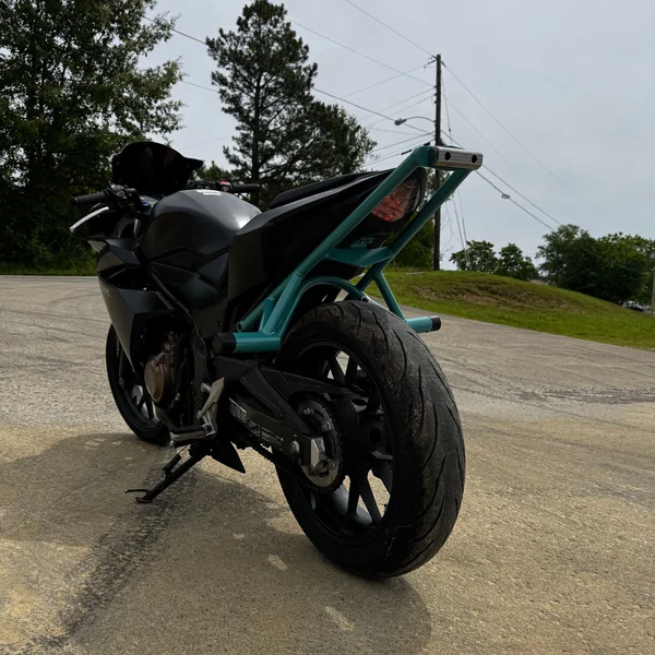 2013-Current Honda CBR 500 Subframe with Titanium Slider - Image 3