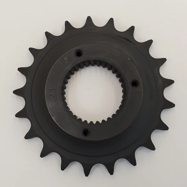 21 Tooth Belt-to-Chain Drive Conversion Front Transmission Sprocket for 1991-2020 Harley Davidson Sportster Evolution 883/1200 XL Models – Recommended for use with 530 Chain