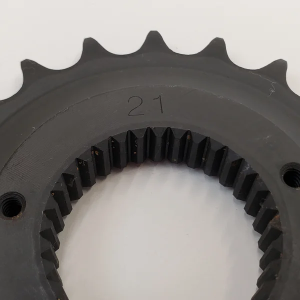 21 Tooth Belt-to-Chain Drive Conversion Front Transmission Sprocket for 1991-2020 Harley Davidson Sportster Evolution 883/1200 XL Models – Recommended for use with 530 Chain - Image 2