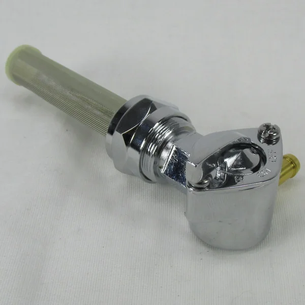 22mm Petcock with 90 Degree Elbow - Chrome, For Use with 1/4" ID Fuel Hose - Replaces Harley Davidson Part #62168-81 - Image 10