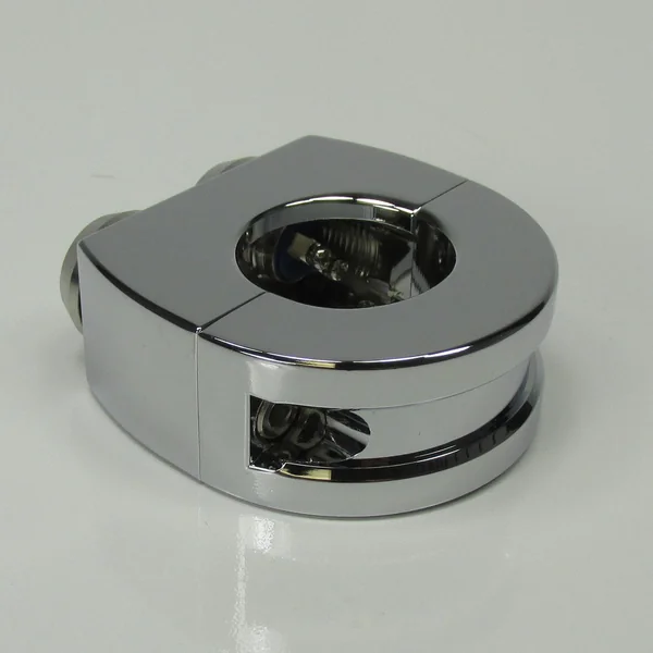 2-Button Switch Block for 1" Handlebars - Chrome Billet Aluminum - Internally Wire Horn and Starter Switches - Image 8