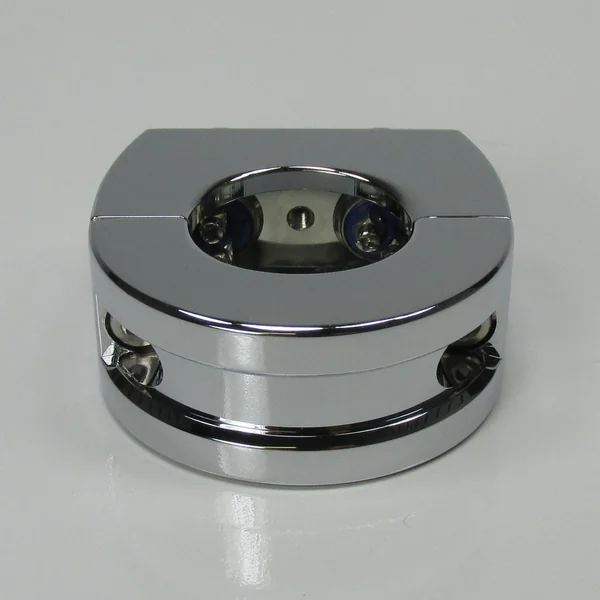 2-Button Switch Block for 1" Handlebars - Chrome Billet Aluminum - Internally Wire Horn and Starter Switches - Image 9