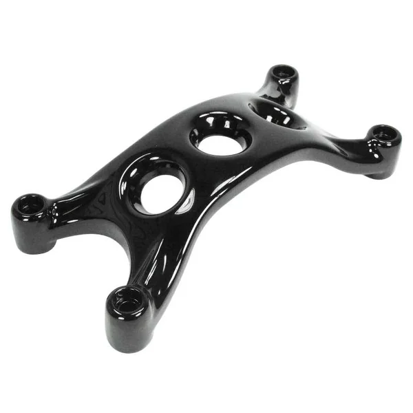 39mm Fork Brace and Fender Support Mount - Gloss Black - For 2010 and Up Harley Sportster 48 XL and 1200X Models