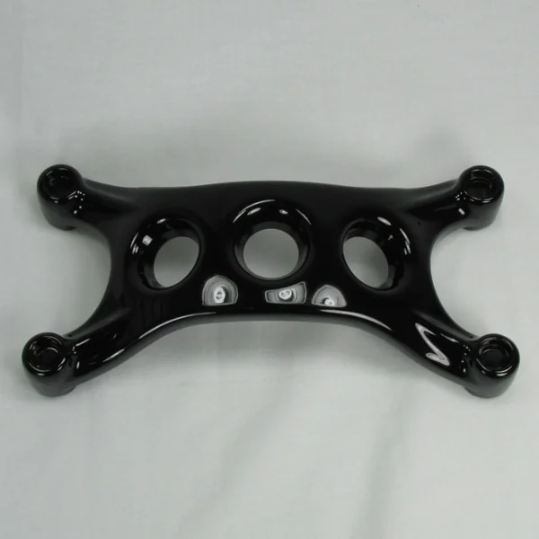 39mm Fork Brace and Fender Support Mount - Gloss Black - For 2010 and Up Harley Sportster 48 XL and 1200X Models - Image 4