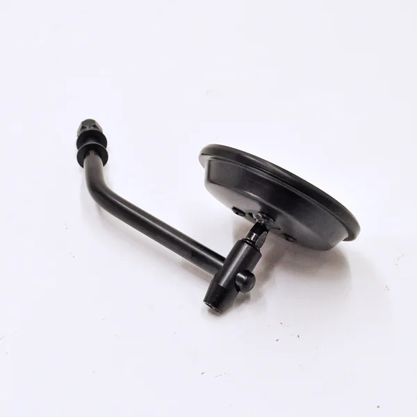 3" Round (Early Style) Mirror w/ Adjustable Arm - Black - Left or Right - Fits Big Twin Harley & Sportsters