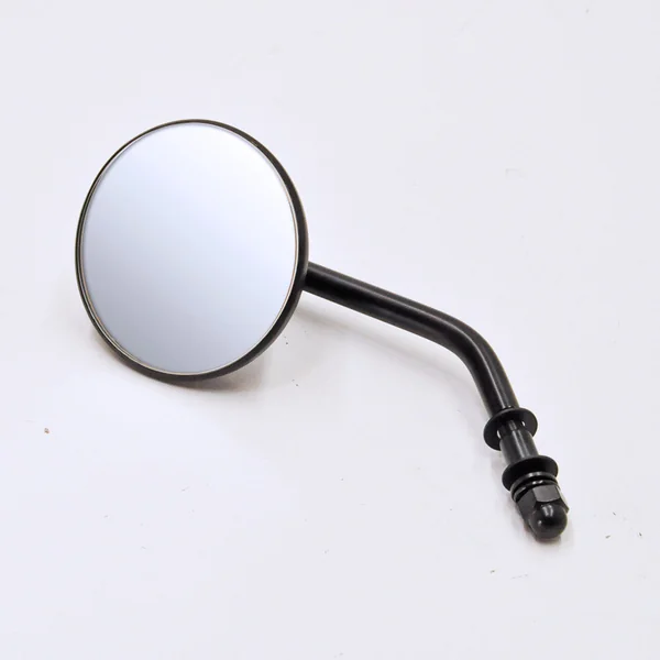3" Round (Early Style) Mirror w/ Adjustable Arm - Black - Left or Right - Fits Big Twin Harley & Sportsters - Image 2