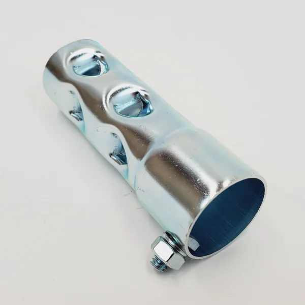 4” SHORT Exhaust Baffle for 1-1/2" OD Exhaust Pipes & Mufflers – Noise Reducer/Silencer - SOLD INDIVIDUALLY w/Mounting Nut & Bolt – Galvanized Steel – Motorcycle, Harley, Chopper, Bobber, Cafe Racer