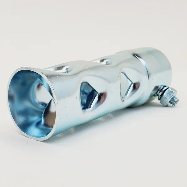 4” SHORT Exhaust Baffle for 1-1/2" OD Exhaust Pipes & Mufflers – Noise Reducer/Silencer - SOLD INDIVIDUALLY w/Mounting Nut & Bolt – Galvanized Steel – Motorcycle, Harley, Chopper, Bobber, Cafe Racer - Image 4