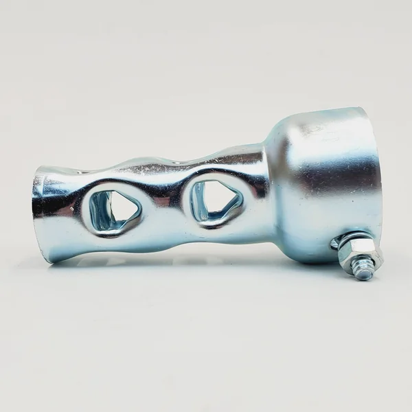 4” SHORT Exhaust Baffle for 2" OD Exhaust Pipes & Mufflers – Noise Reducer/Silencer - SOLD AS A PAIR w/Mounting Nut & Bolt – Galvanized Steel – Motorcycle, Harley, Chopper, Bobber, Cafe Racer - Image 4