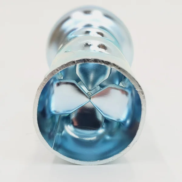 4” SHORT Exhaust Baffle for 2" OD Exhaust Pipes & Mufflers – Noise Reducer/Silencer - SOLD AS A PAIR w/Mounting Nut & Bolt – Galvanized Steel – Motorcycle, Harley, Chopper, Bobber, Cafe Racer - Image 5