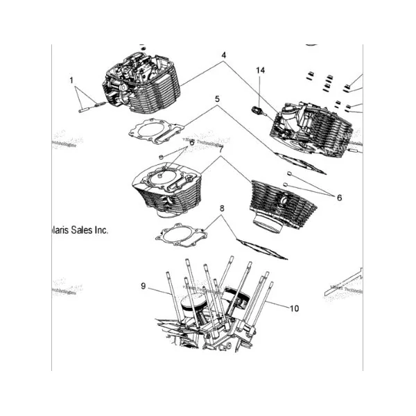 5139182 VICTORY CYLINDER STUD MOUNT BY VICTORY OEM