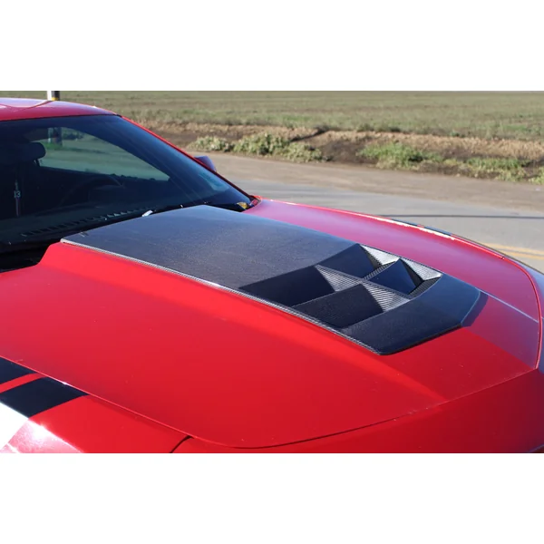 5th Gen Camaro Hood Insert, Carbon Fiber2010-2013 Camaro SS & 2010-2015 Camaro LS, LT & RS - Image 3