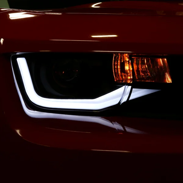 5th Gen Camaro Projector Headlights w/ LED Bar, Matte Black Housing2010-2013 Camaro w/o HID Headlights - Image 5