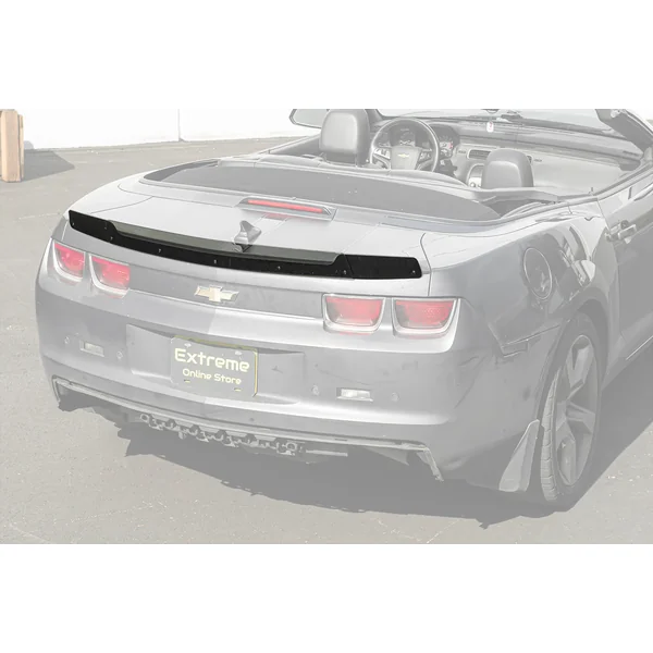 5th Gen Camaro Rear Spoiler Wickerbill Extension, Smoked2010-2013 Camaro w/ Flush Mount Rear Deck Spoiler