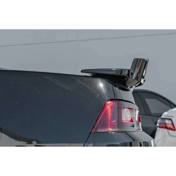 5th Gen Camaro Rear Spoiler Wickerbill Extension, Smoked2014-2015 Camaro w/ Rear Decklid Spoiler - Image 5