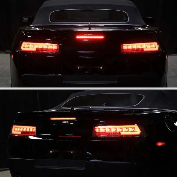 5th Gen Camaro Red LED Sequential Tail Lights, Black Housing2014-2015 Camaro w/ Factory LED Tail Lights - Image 3