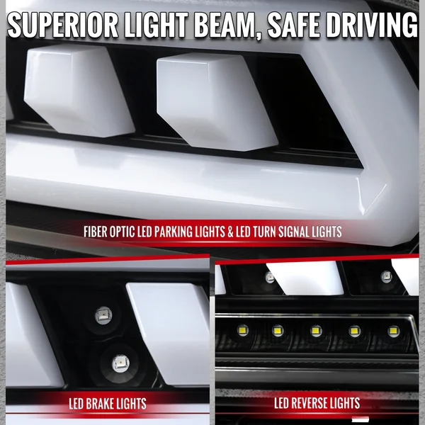 5th Gen Camaro Red LED Sequential Tail Lights, Black Housing2014-2015 Camaro w/ Factory LED Tail Lights - Image 7