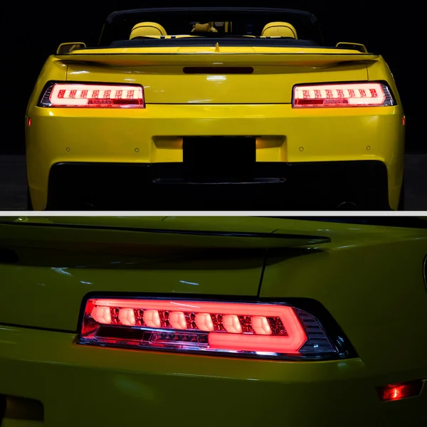 5th Gen Camaro Red LED Sequential Tail Lights, Chrome Housing2014-2015 Camaro w/ Factory LED Tail Lights - Image 4