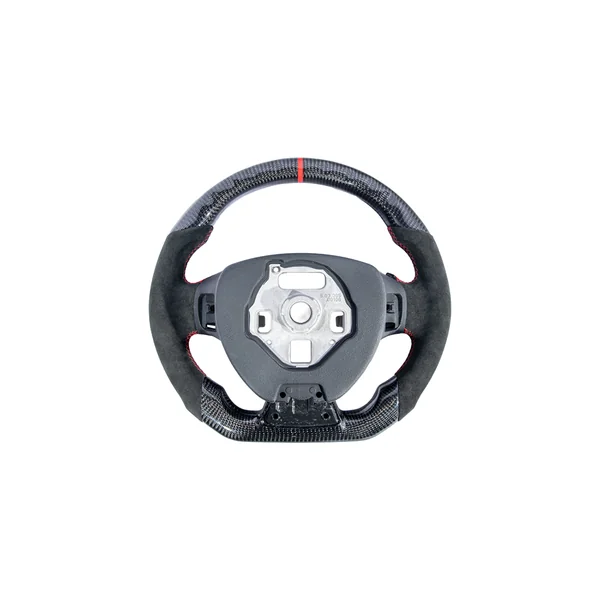 6th Gen Camaro Carbon Fiber Steering Wheel w/ Button Cover, Alcantra Grips2016-2024 Camaro - Image 4