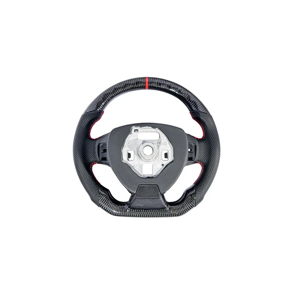 6th Gen Camaro Carbon Fiber Steering Wheel w/ Button Cover, Perforated Leather Grips2016-2024 Camaro - Image 4