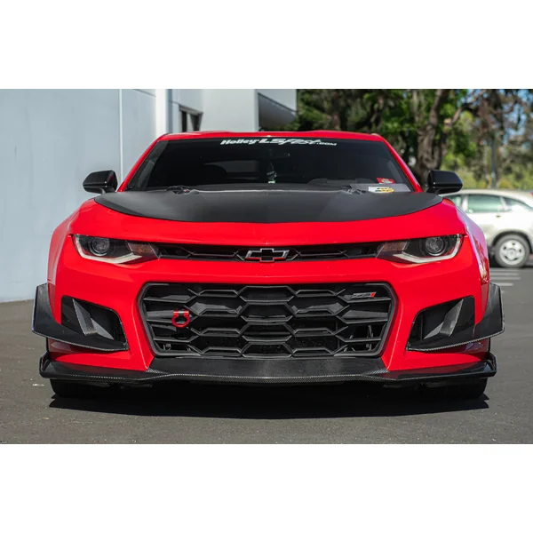 6th Gen Camaro Front Air Duct Bezels & Side Canards, Carbon Fiber2017-2024 Camaro ZL1 - Image 3