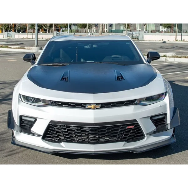 6th Gen Camaro Front Bumper Side Canards, Carbon Fiber2016-2018 Camaro SS - Image 2