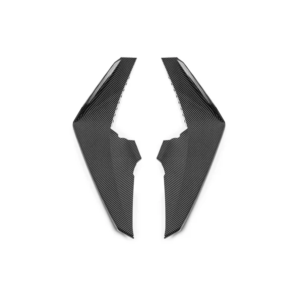 6th Gen Camaro Front Bumper Side Canards, Hydro-Dipped Carbon2016-2018 Camaro SS - Image 2