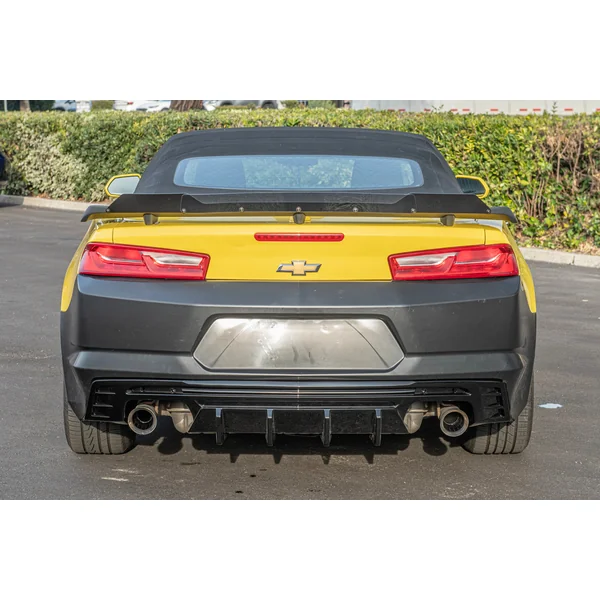 6th Gen Camaro Rear Spoiler Wickerbill Extension, Smoked2016-2024 Camaro SS & ZL1 w/ Factory GM Spoiler - Image 4