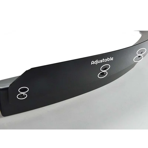 6th Gen Camaro SS/1LE-Style Adjustable Wickerbill Rear Spoiler, Gloss Black2016-2024 Camaro w/ Low Rise Spoiler - Image 4