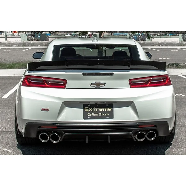 6th Gen Camaro Track Package Wickerbill Rear Wing Spoiler, Unpainted2016-2024 Camaro - Image 3
