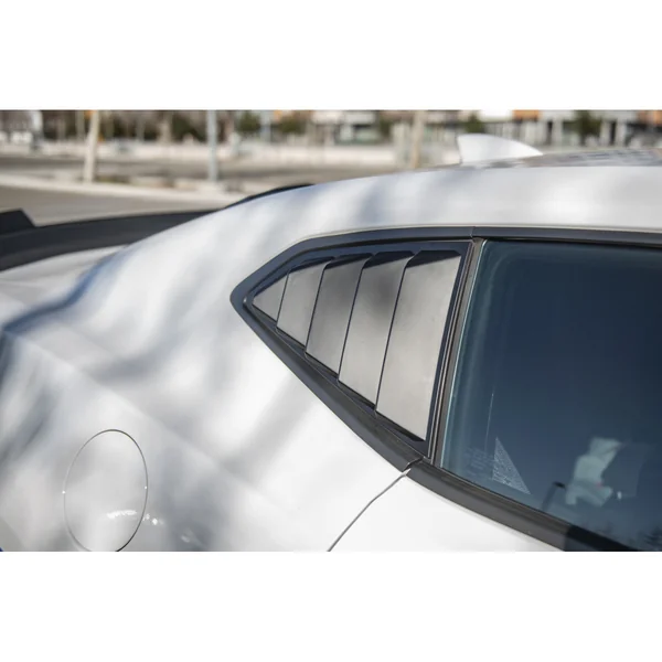 6th Gen Camaro Track Style Rear Quarter Window Louver, Unpainted2016-2024 Camaro - Image 5