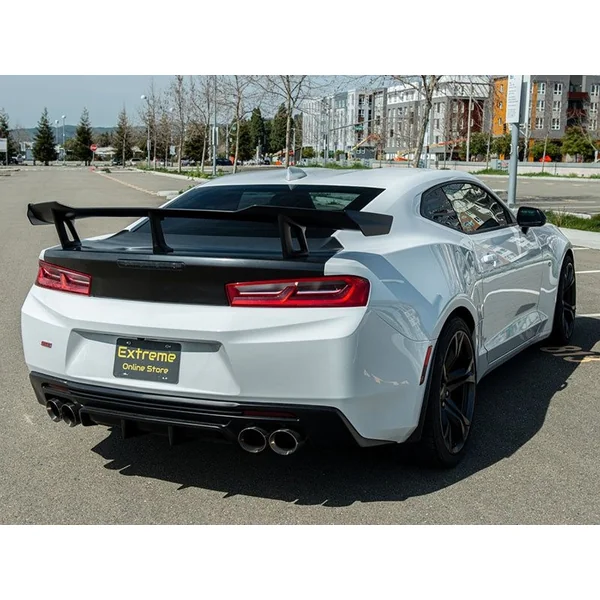 6th Gen Camaro ZL1/1LE-Style Rear Spoiler, Painted Glossy Black2019-2024 Camaro w/ Rear Spoiler Camera - Image 8