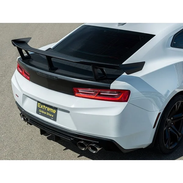 6th Gen Camaro ZL1/1LE-Style Rear Spoiler, Painted Glossy Black2019-2024 Camaro w/ Rear Spoiler Camera - Image 9