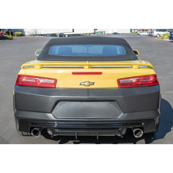 6th Gen Camaro ZL1 Package Rear Quad Exit Diffuser, Gloss Black2016-2024 Camaro Non ZL1 - Image 3