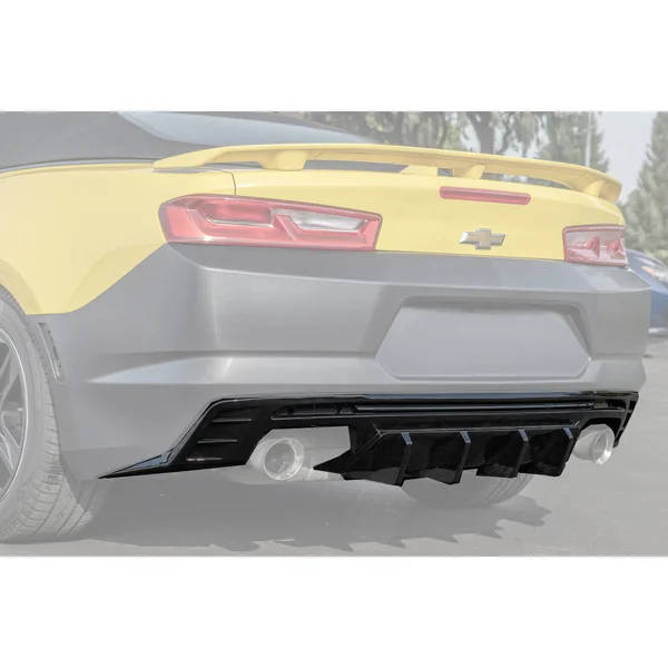 6th Gen Camaro ZL1 Package Track Style Rear Quad Exit Diffuser, Gloss Black2016-2024 Camaro Non ZL1