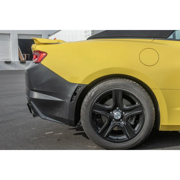 6th Gen Camaro ZL1 Package Track Style Rear Quad Exit Diffuser, Gloss Black2016-2024 Camaro Non ZL1 - Image 5