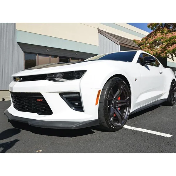6th Gen Camaro ZL1-Style Aerodynamic Full Body Kit w/ Front Splitter, Side Skirts, and Rear Spoiler, Unpainted2016-2024 Camaro SS - Image 2