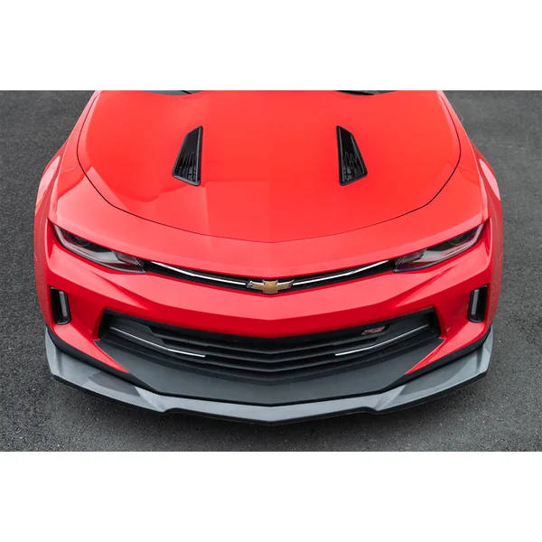 6th Gen Camaro ZL1-Style Conversion Front Splitter, Hydro Dipped Carbon Fiber2016-2018 Camaro I4 2.0L & V6 - Image 4