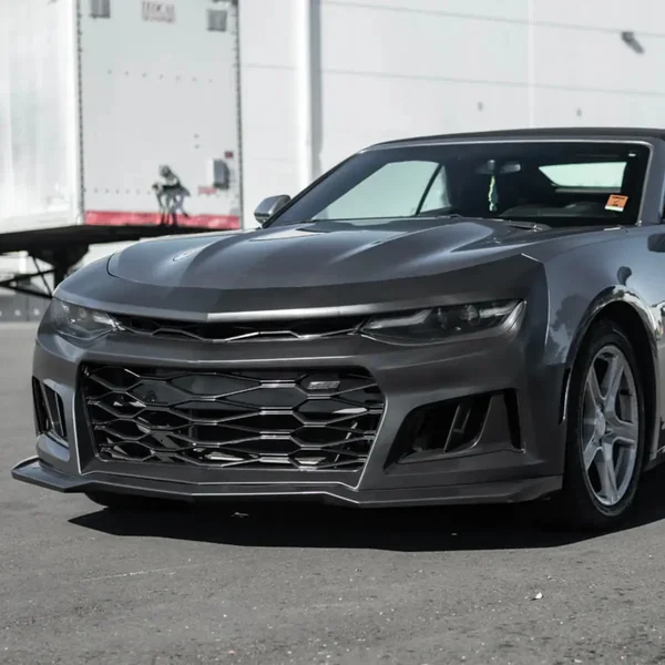 6th Gen Camaro ZL1-Style Front Bumper Conversion Kit, Unpainted2019-2024 Camaro w/o RS Package - Image 2