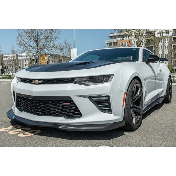 6th Gen Camaro ZL1-Style Front Splitter and Side Skirts, Unpainted2016-2018 Camaro SS - Image 8